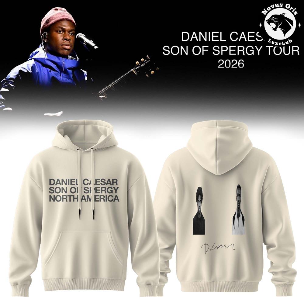 Daniel Caesar Son of Spergy Tour 2026 Hoodie 1 - Unicasport Daniel Caesar Son of Spergy Tour 2026 Hoodie