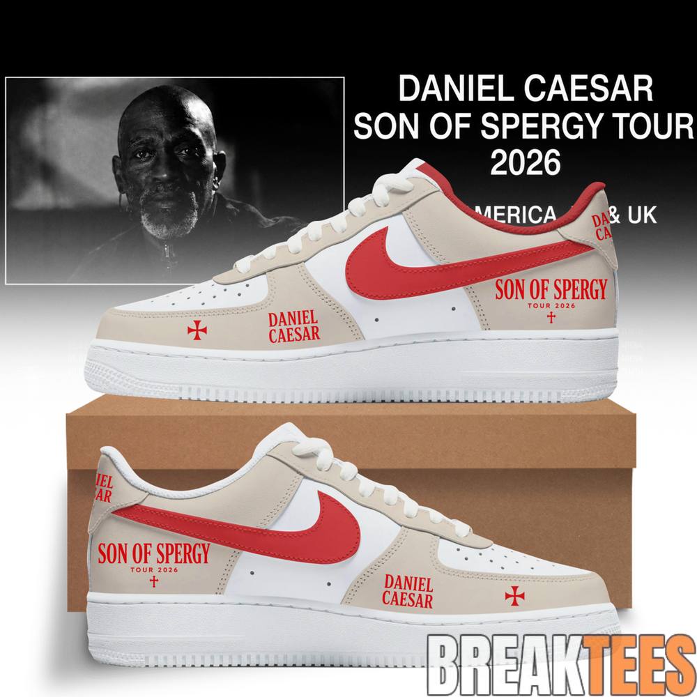Limited Edition Daniel Caesar Son Of Spergy Tour AF1 Shoes