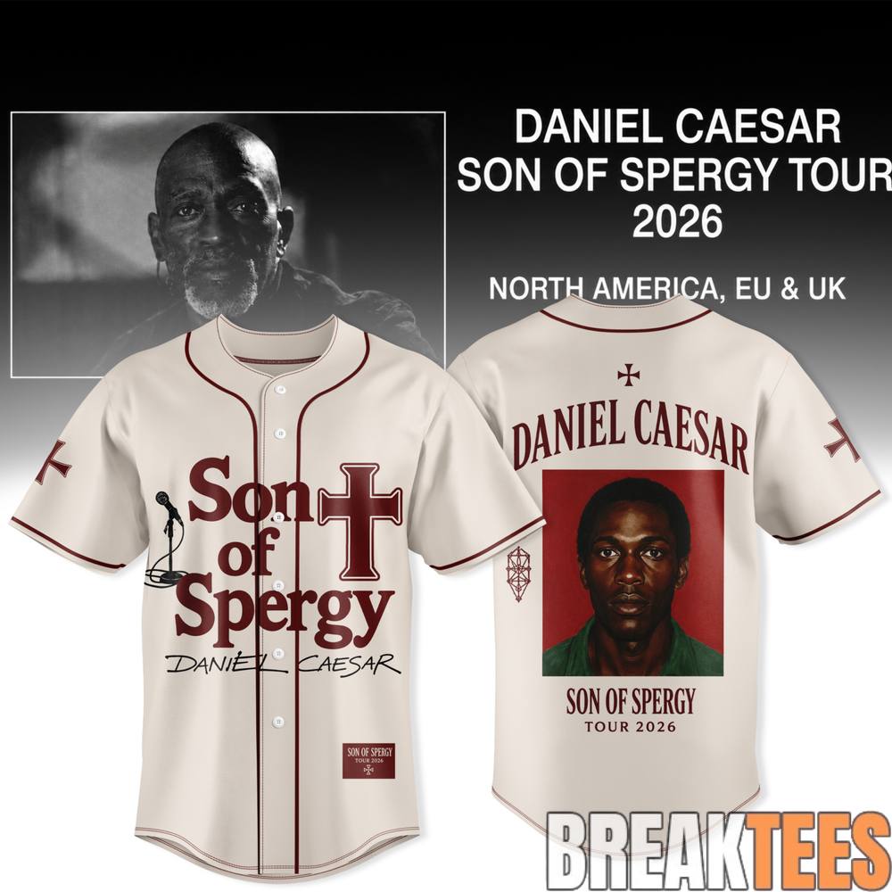 Daniel Caesar Son Of Spergy Tour Limited Edition Baseball Jersey