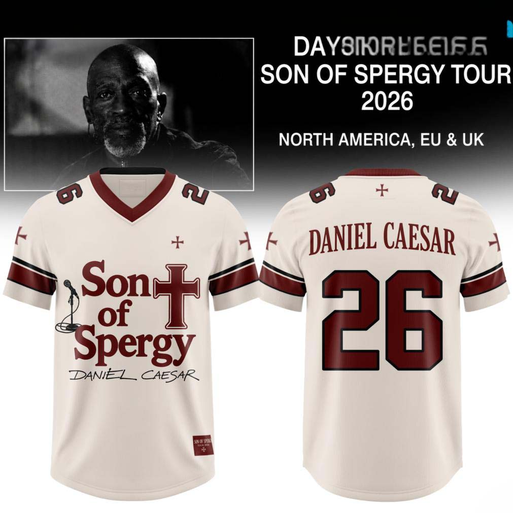 Daniel Caesar Son Of Spergy Tour Limited Football Jersey - Best Gift for Fans
