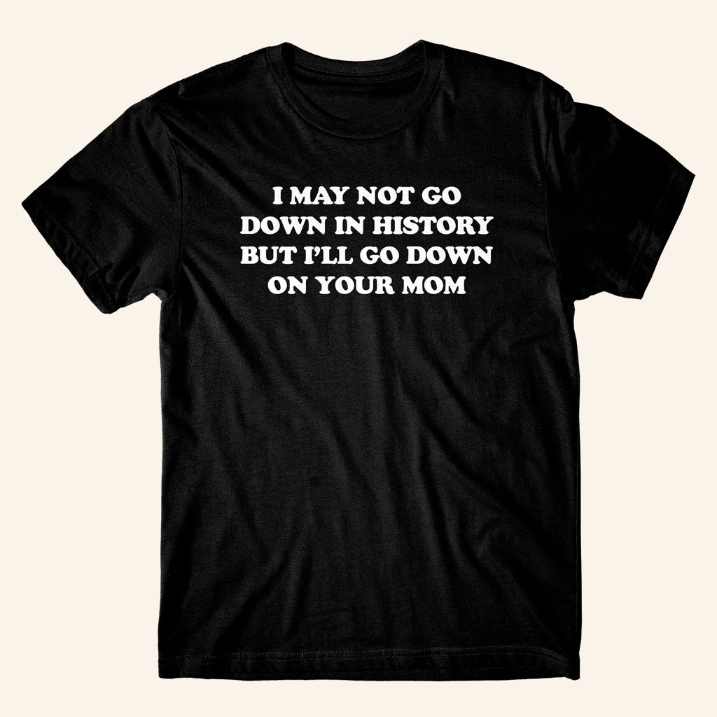 Danny Duncan Merch Down In History Black T-Shirt Christmas Gifts For Father