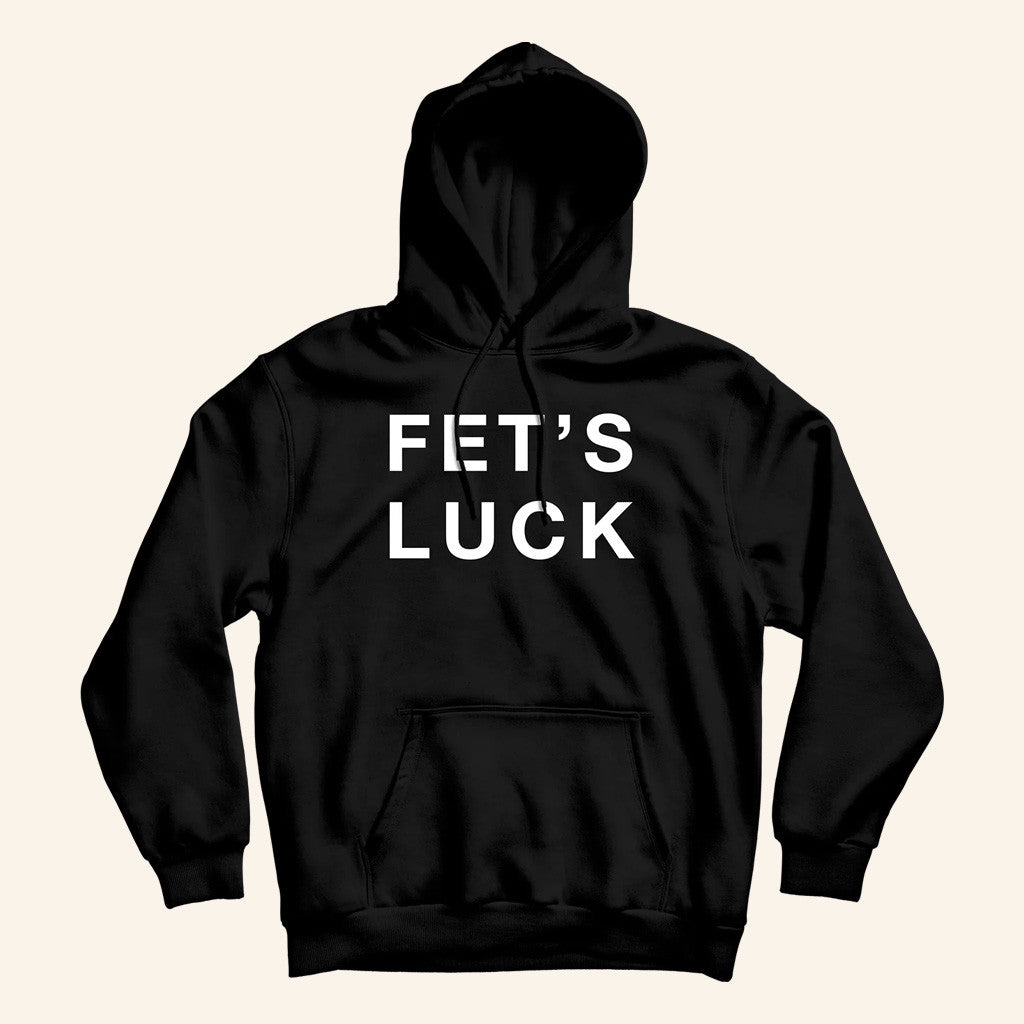 Danny Duncan Merch Fet's Luck Black Hoodie Christmas Gift Ideas For Men