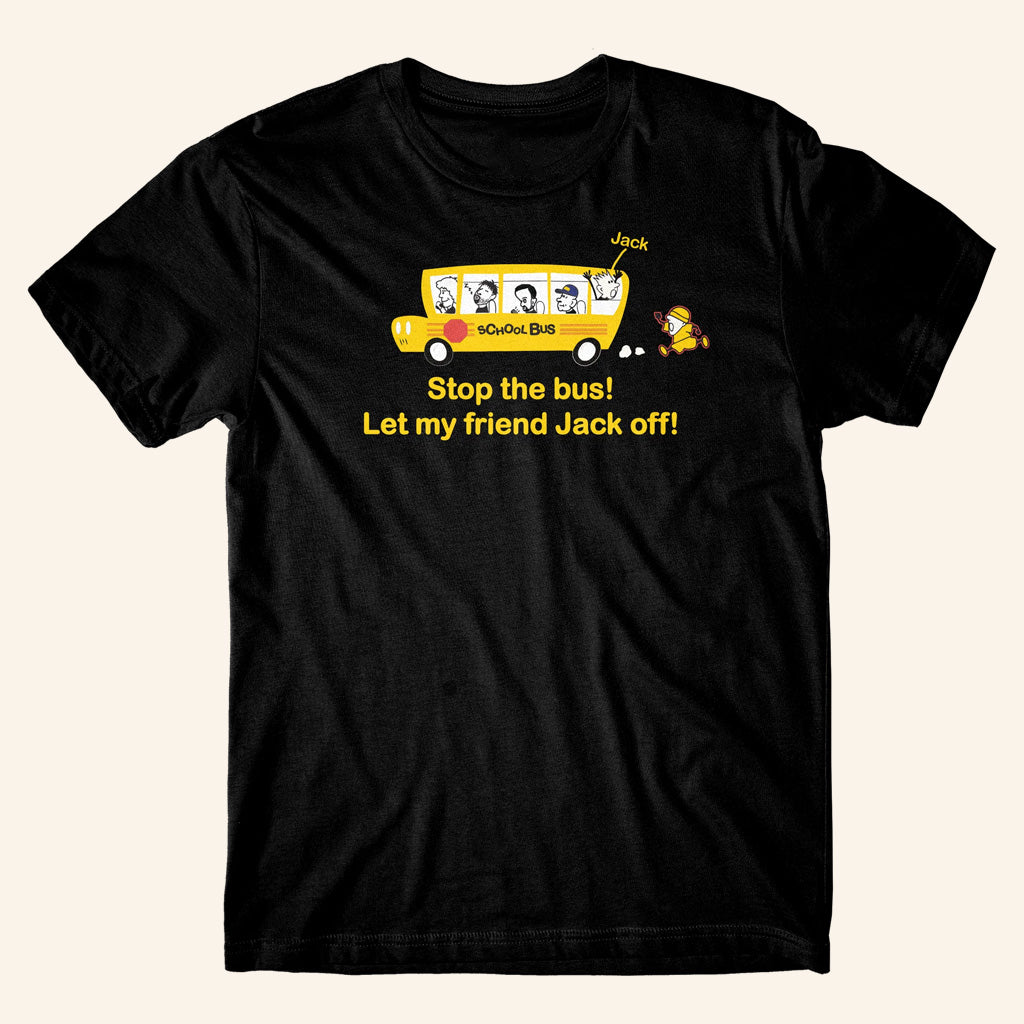 Danny Duncan Merch Stop The Bus Black T-Shirt Best Gifts For Husband