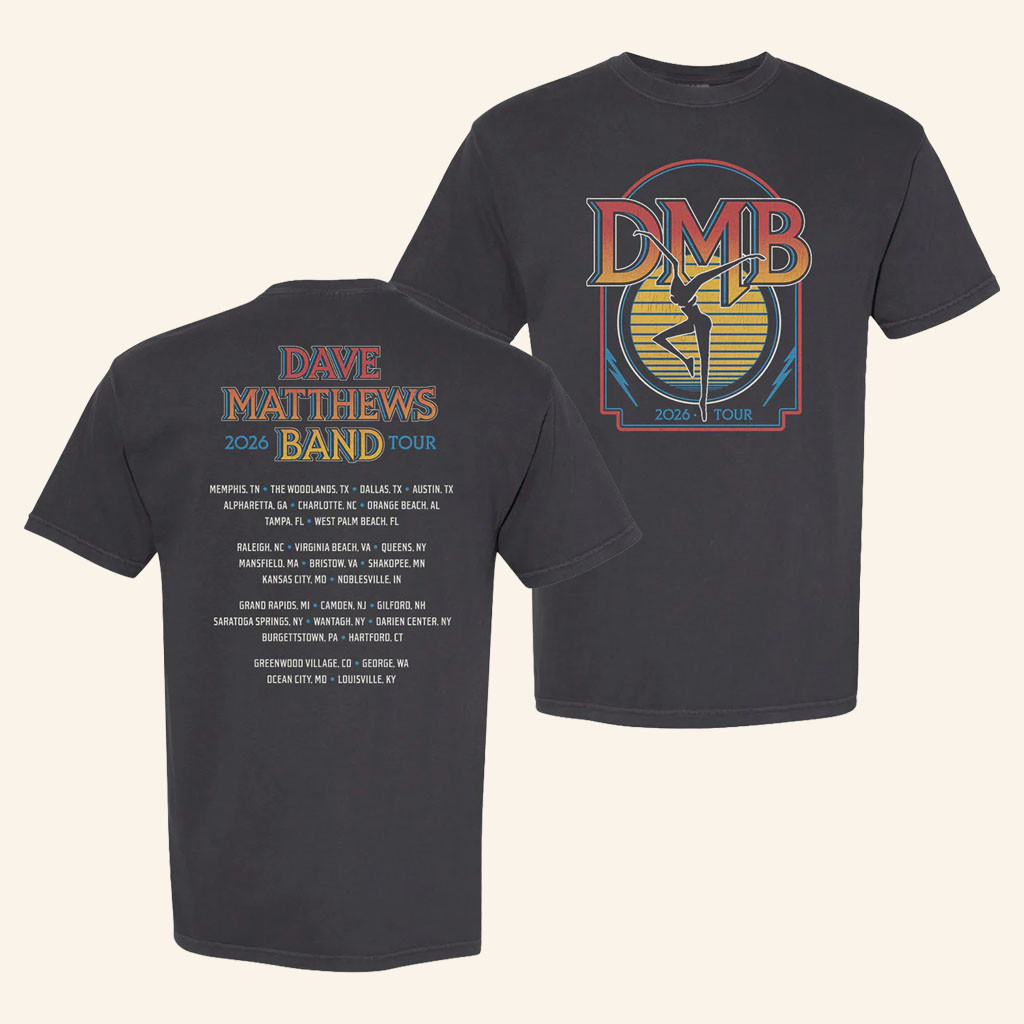 Dave Matthews Band Merch 2026 TourTShirtDMB Tour Merch Gift For Rock Music Lovers
