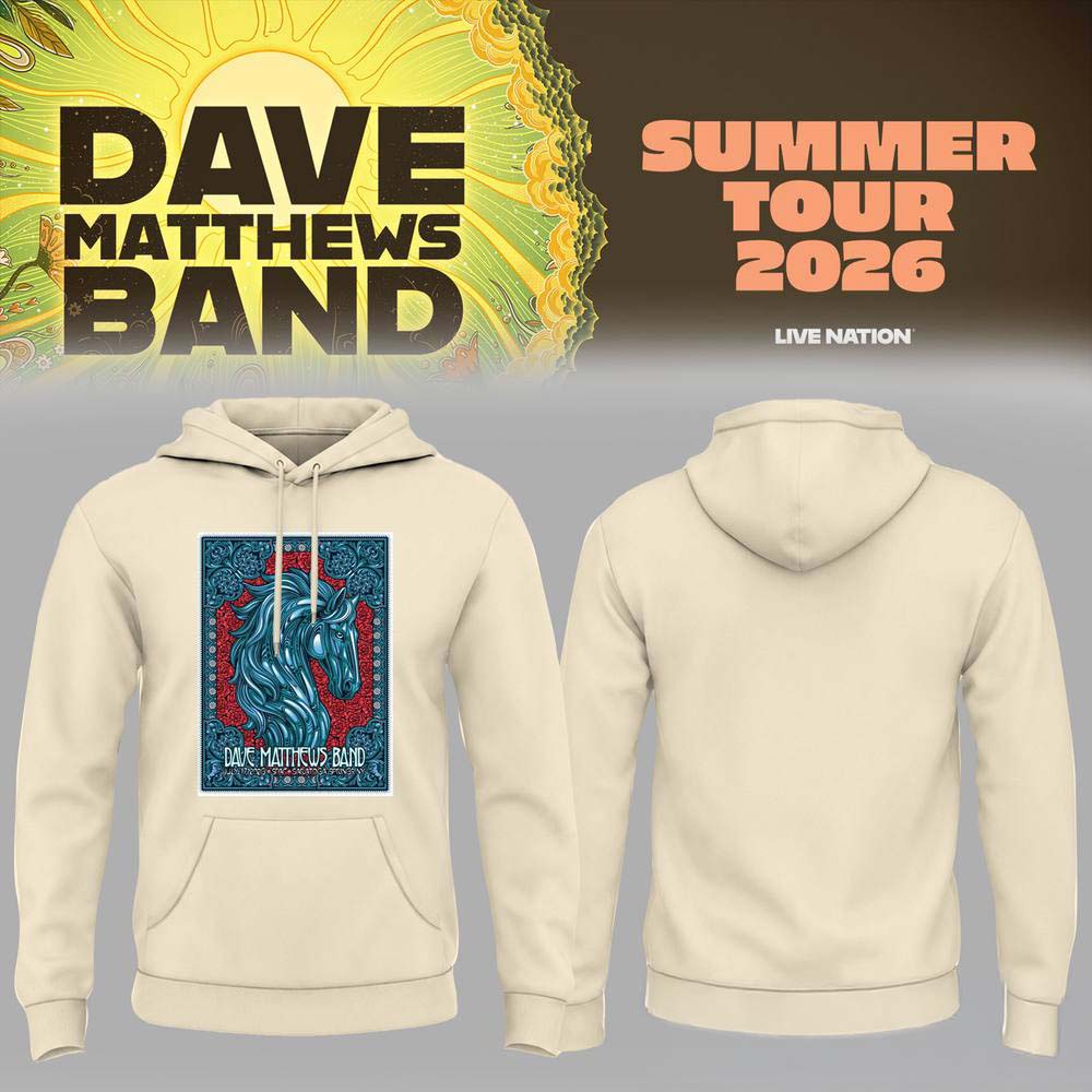 Dave Matthews Band Summer Tour 2026 Saratoga Springs NY Limited Edition Hoodie