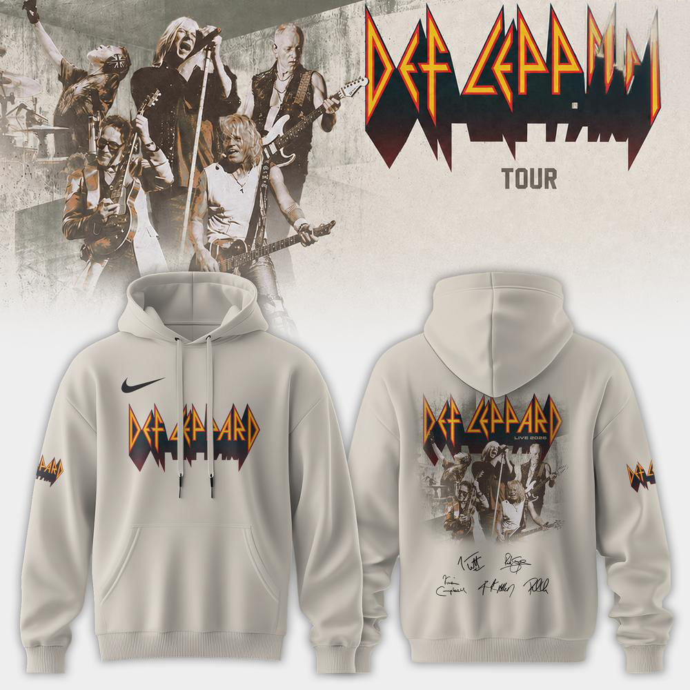 Def Leppard Live 2026 Tour Limited Edition Hoodie