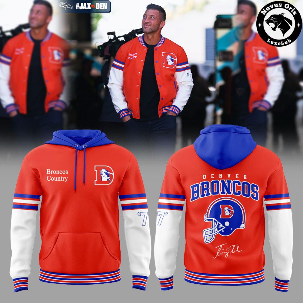 Denver Broncos Welcome Home Tim Tebow Orange Blue Graphic Hoodie 1 - Unicasport Denver Broncos Welcome Home Tim Tebow Orange Blue Graphic Hoodie