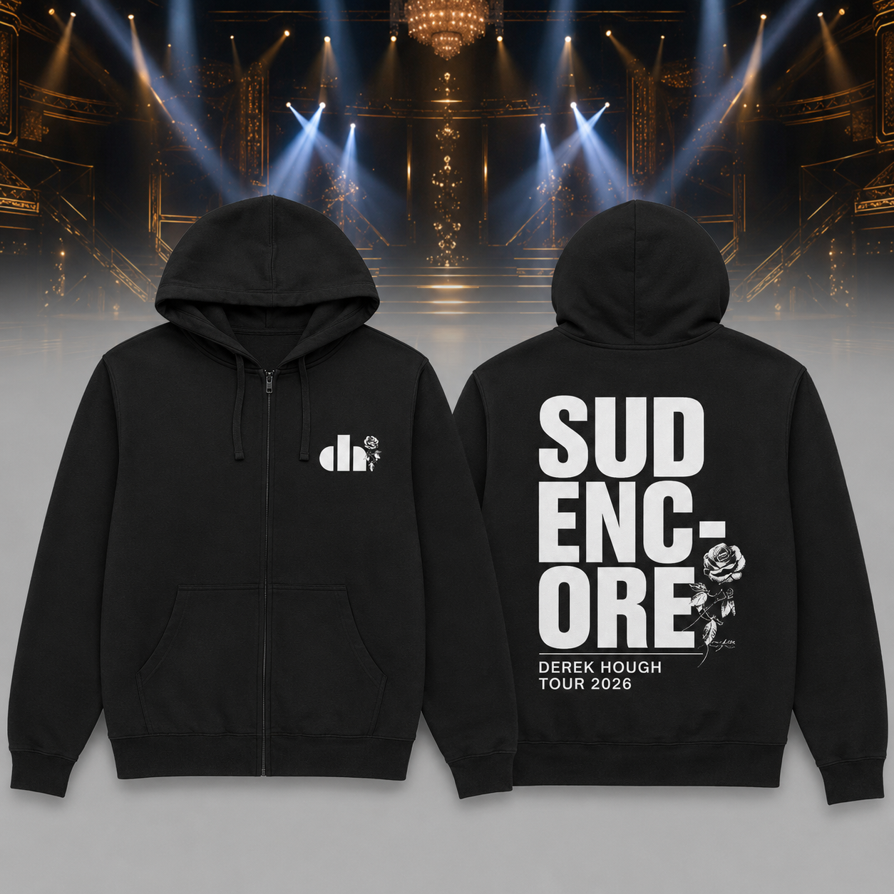 Black Derek Hough Symphony Of Dance Tour 2026 Hoodie