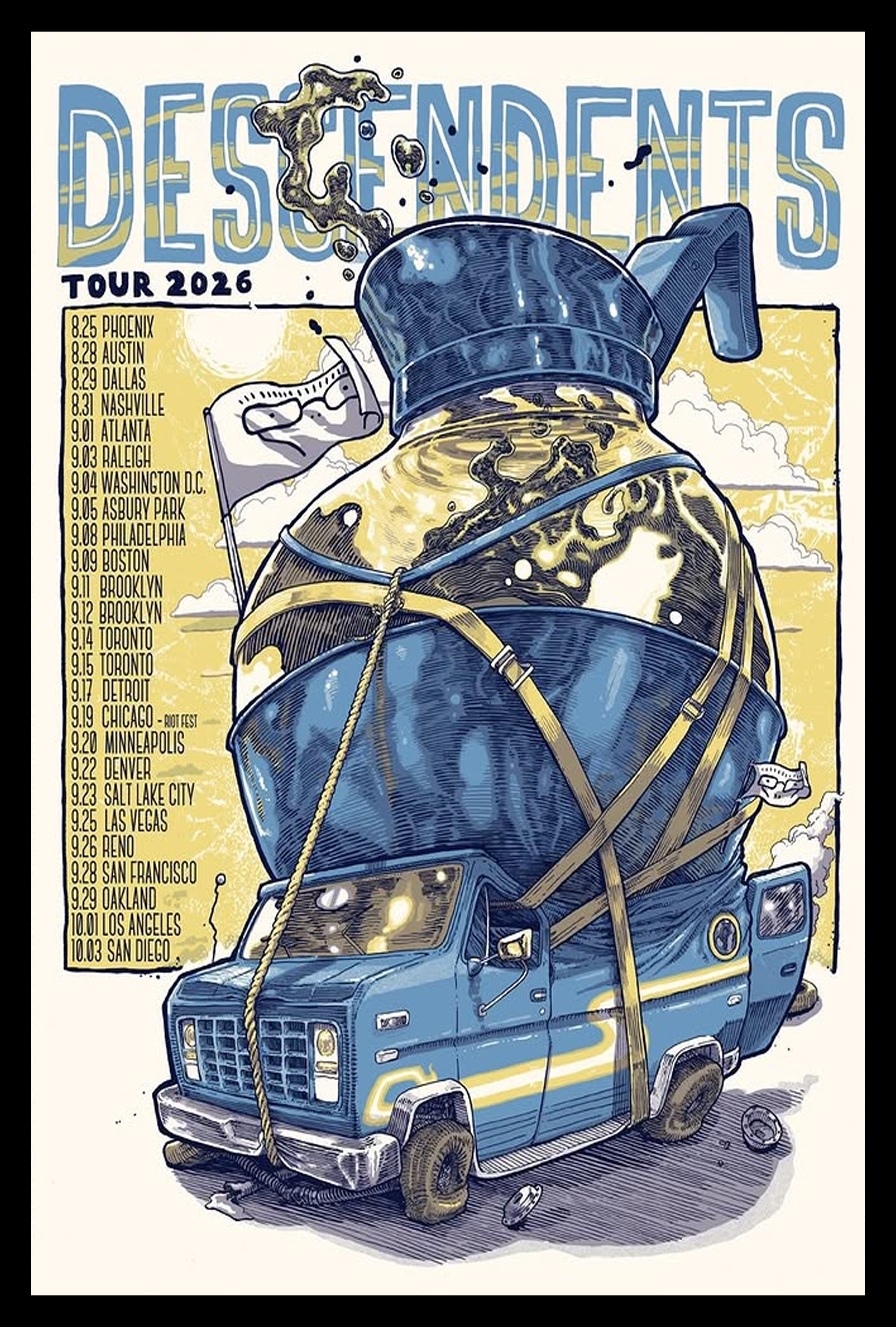descendents 2026 tour merch r9XM6 - merchtourboutique