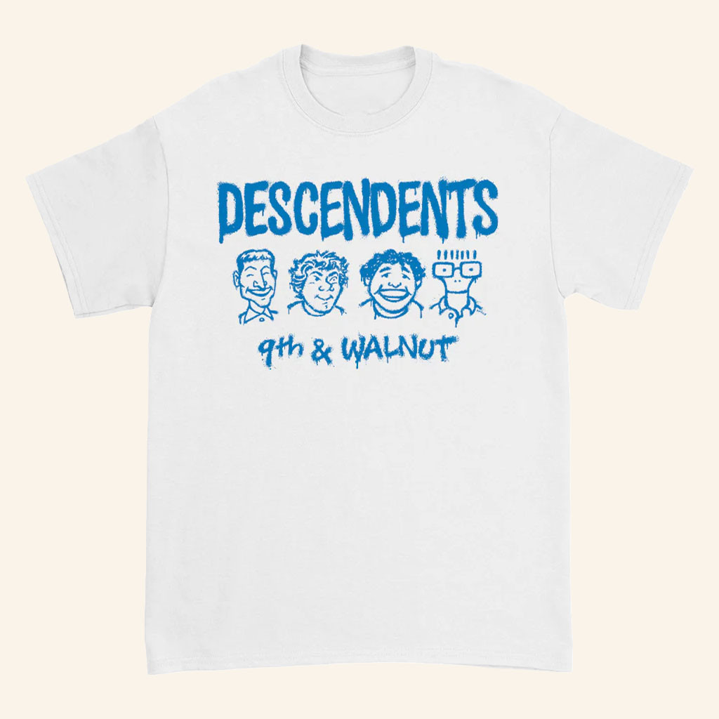 Descendents Merch 2026 9th And WalnutTShirtWhite Unique Gifts For Band Fans