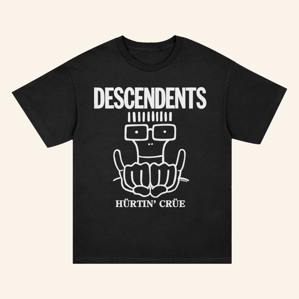 Descendents Merch 2026 Hurtin' CrueTShirtBlack Cool Gifts For Music Lovers