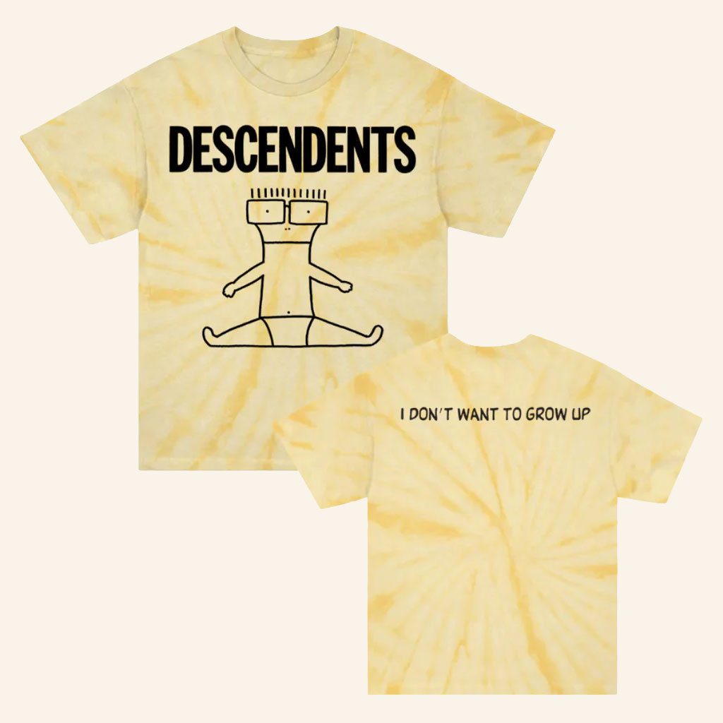 Descendents Merch 2026 I Don't Want To Grow Up Tie DyeTShirtGift For Band Fans