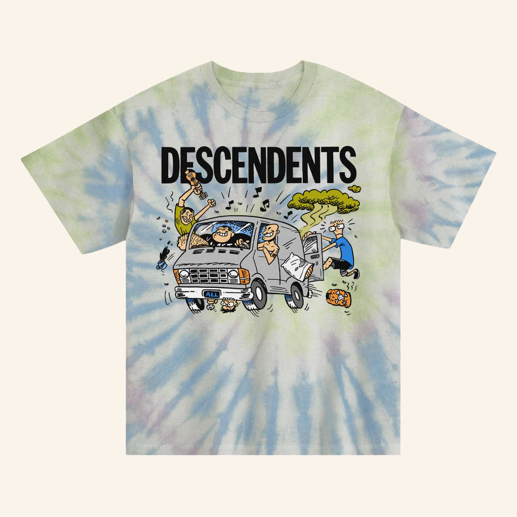 Descendents Merch 2026 Van Tie DyeTShirtDescendents Band Shirt Gifts For Music Lovers