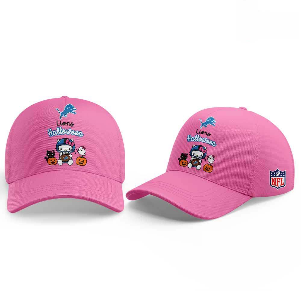 Detroit Lions x Hello Kitty Halloween short sleeve t-shirt styled view
