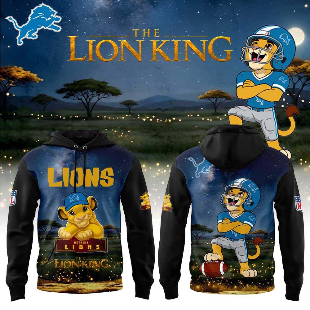 Detroit Lions x The Lion King Pullover Hoodie