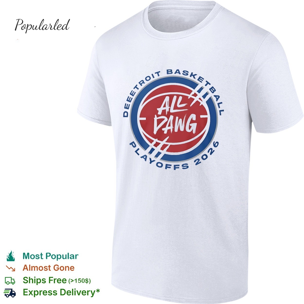 Detroit Piston basketball Playoffs 2026 shirt