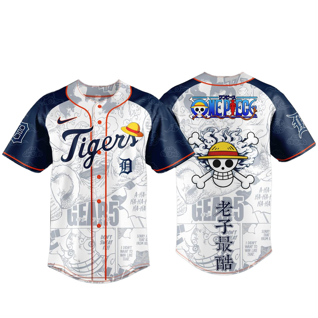 Detroit Tigers x One Piece Night 2026 Baseball Jersey