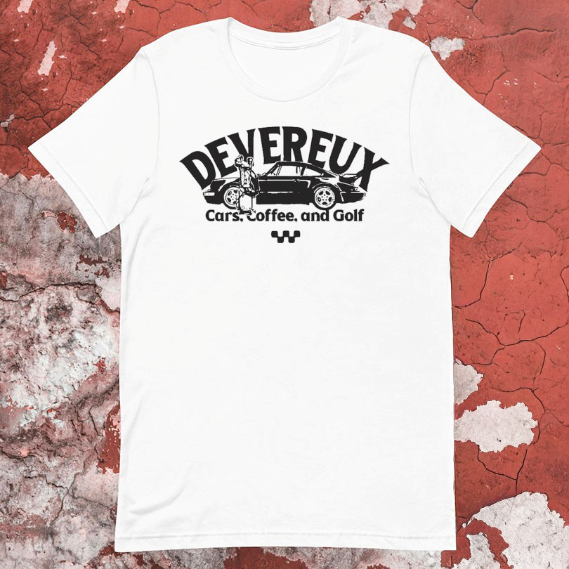 Devereux Golf Cars Coffee And Golf TShirt Graphic Apparel for Sports Enthusiasts Great Birthday Gift for Golfers