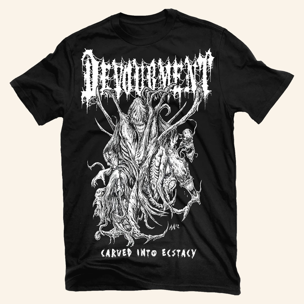 Devourment Merch 2026 Carved Into EcstasyTShirtPresent For Music Lovers