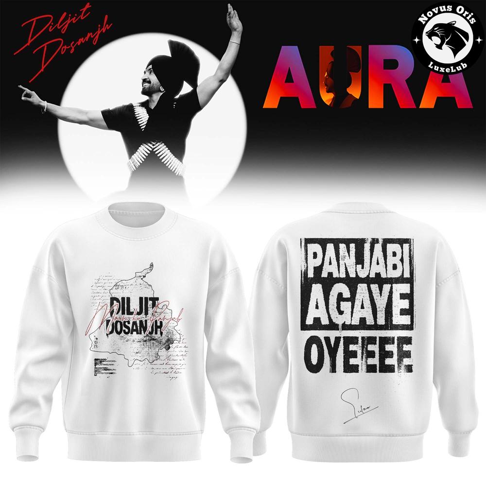 Diljit Dosanjh AURA World Tour 2026 Sweatshirt 1 - Unicasport Diljit Dosanjh AURA World Tour 2026 Sweatshirt