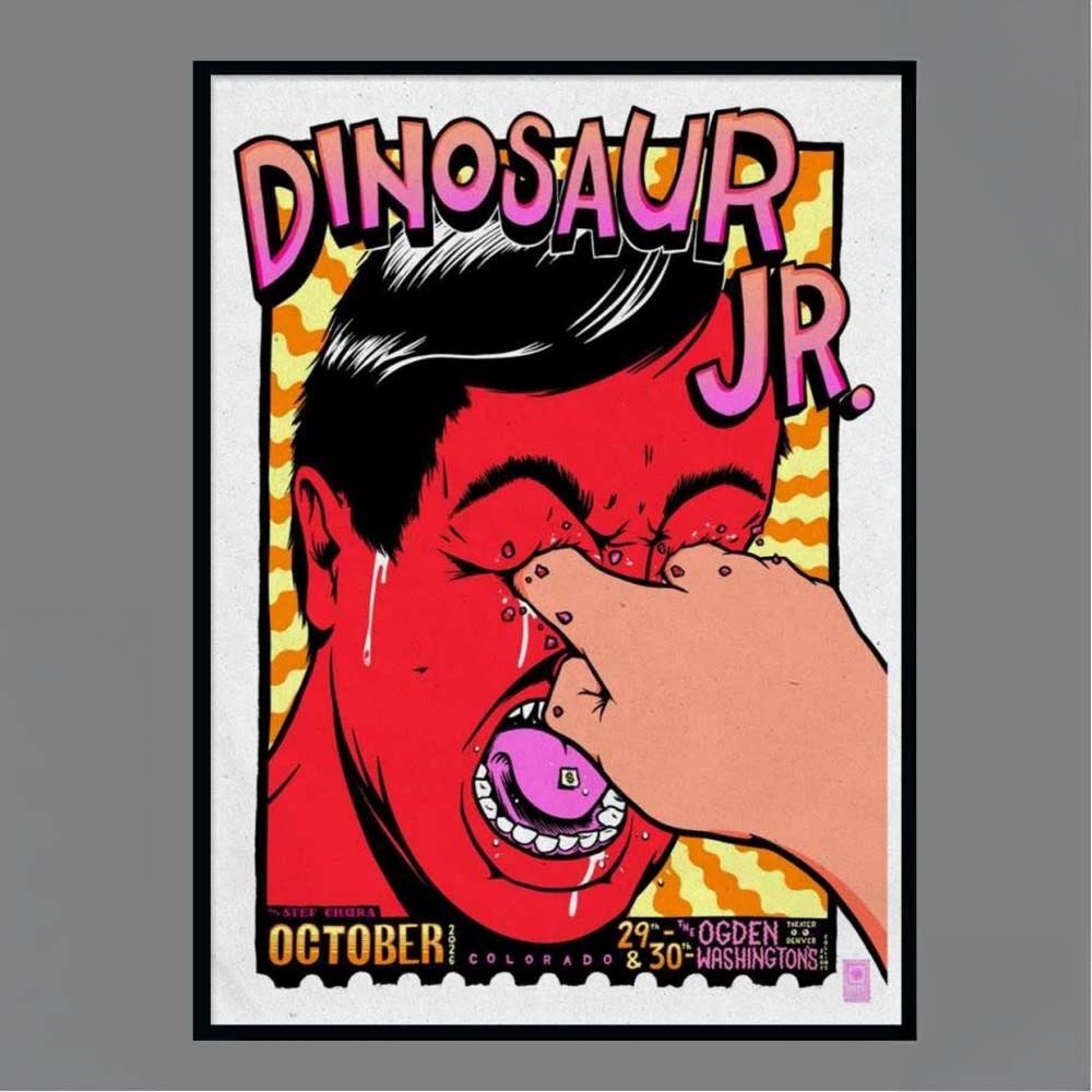 Dinosaur Jr October 30 2026 Denver CO Stef Chura Show Poster