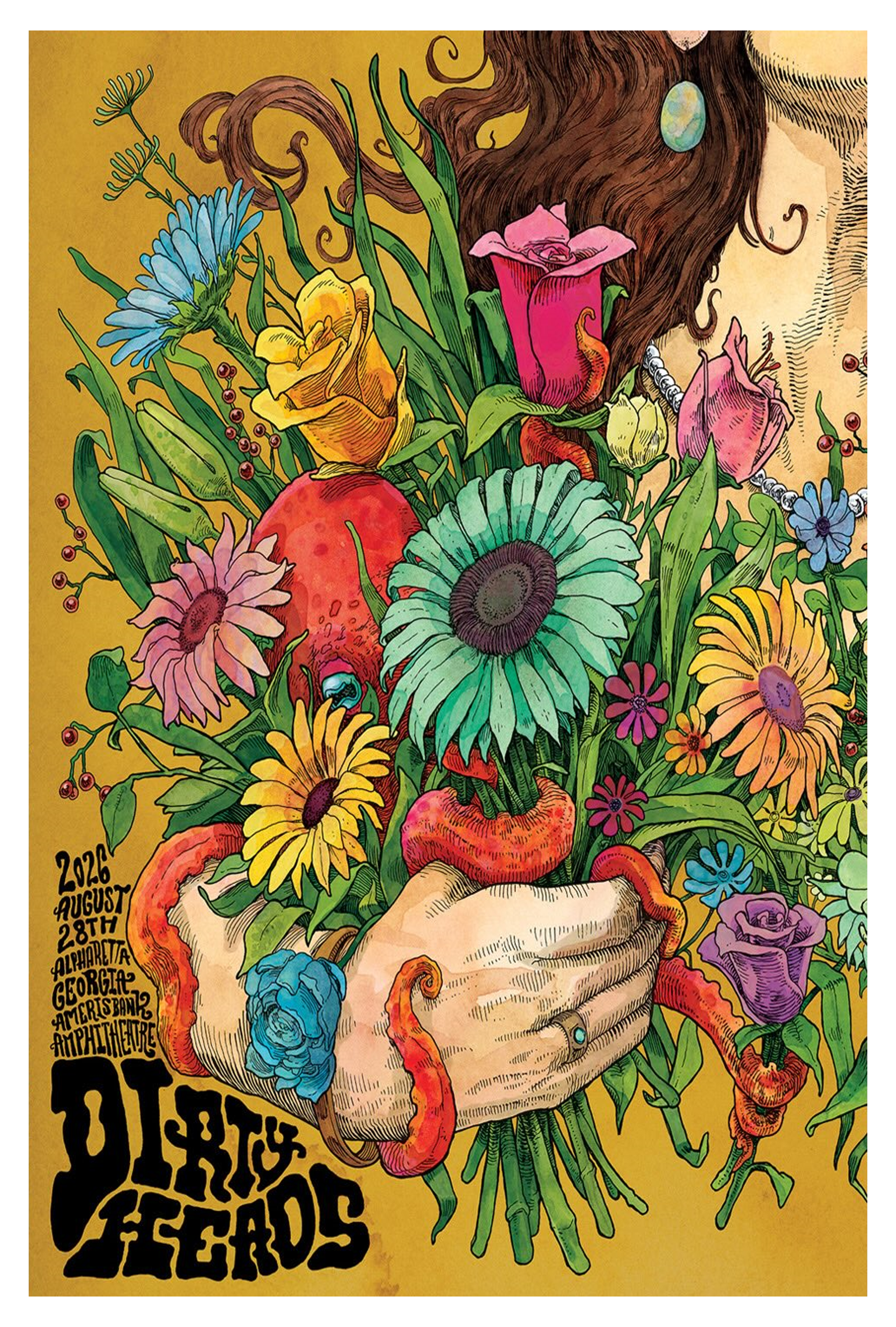 Dirty Heads Alpharetta Georgia August 28 2026 Poster Limited Merch