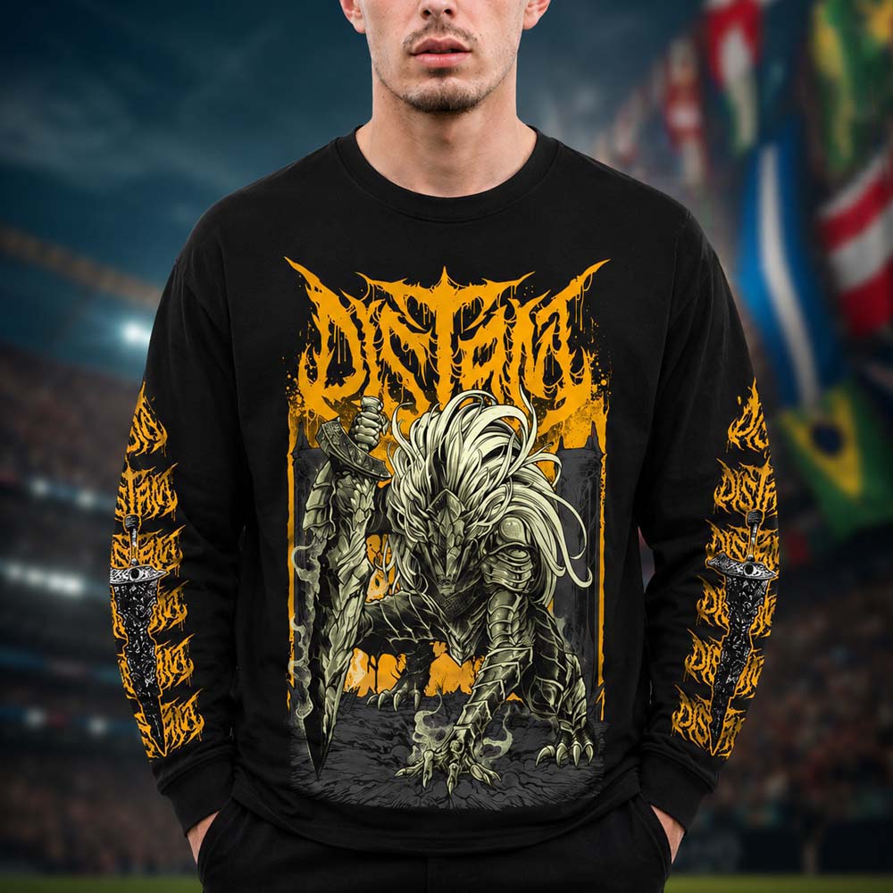 Distant Black Blade Unisex Long Sleeve Shirt