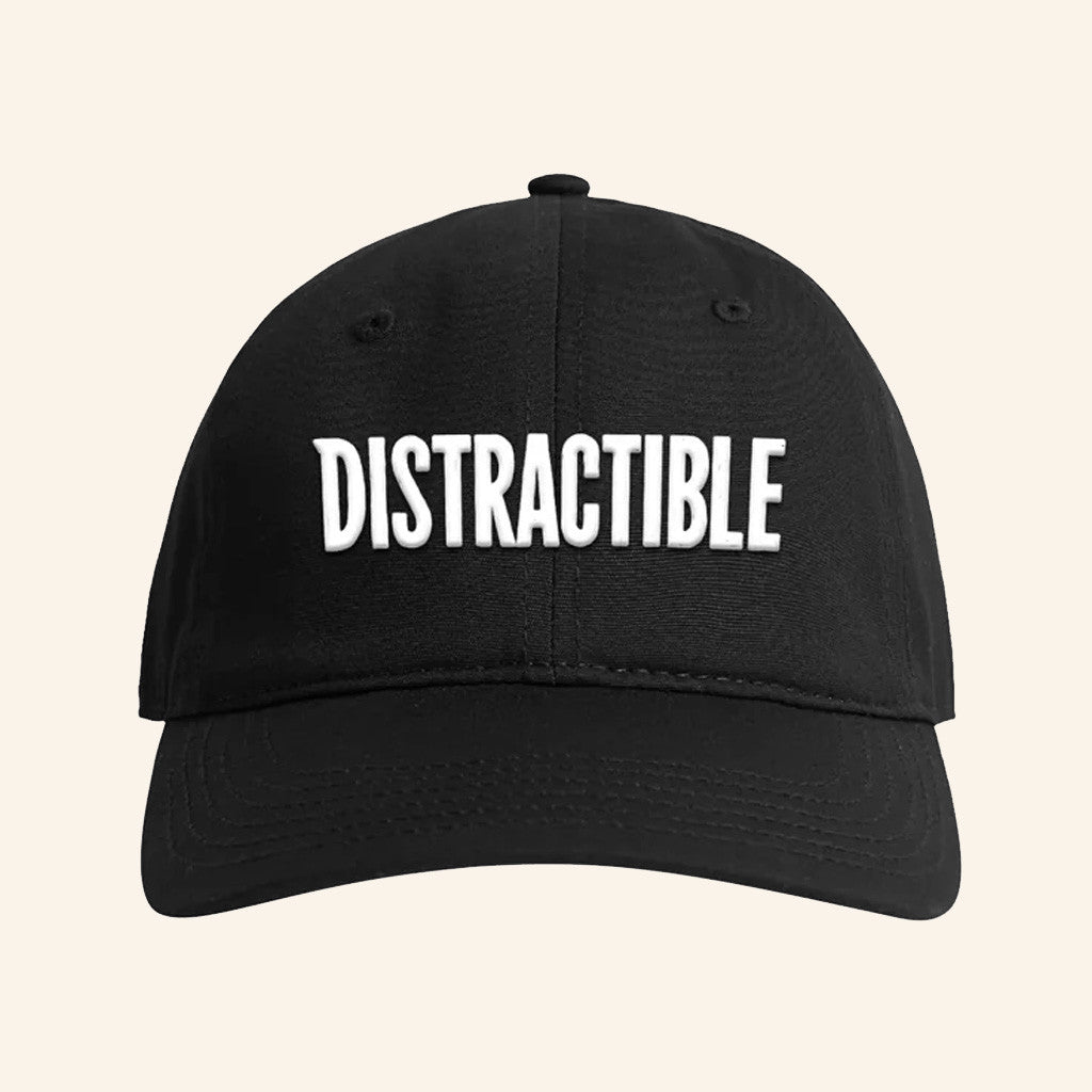 Distractible Merch Embroidered Hat Birthday Gift For Husband