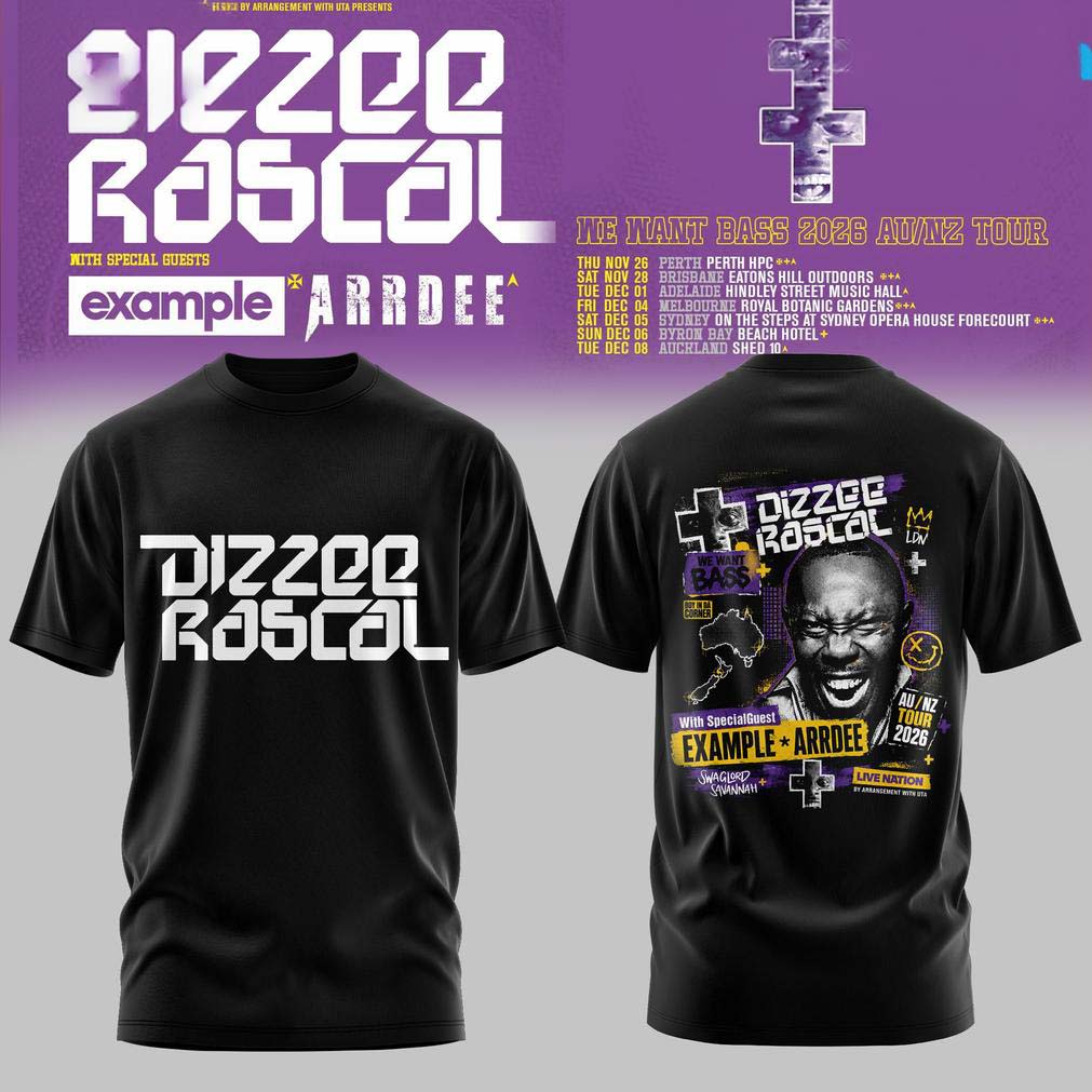 Dizzee Rascal We Want Bass Tour Tee
