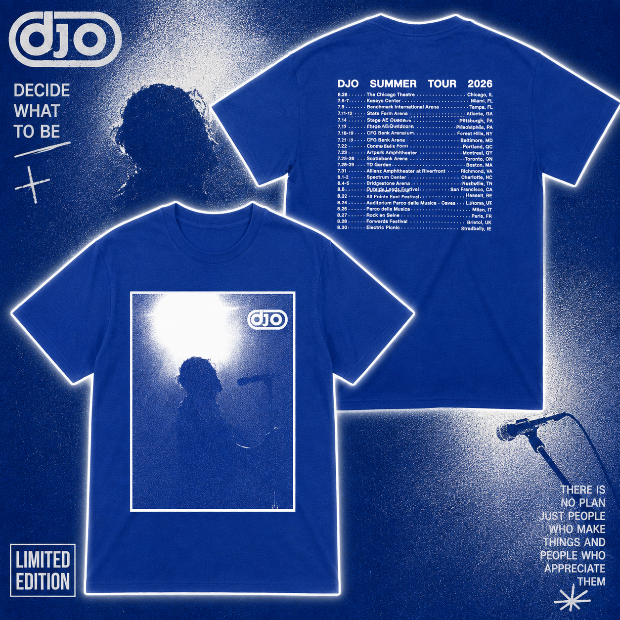 DJO 2026 Tour T-Shirt Merch