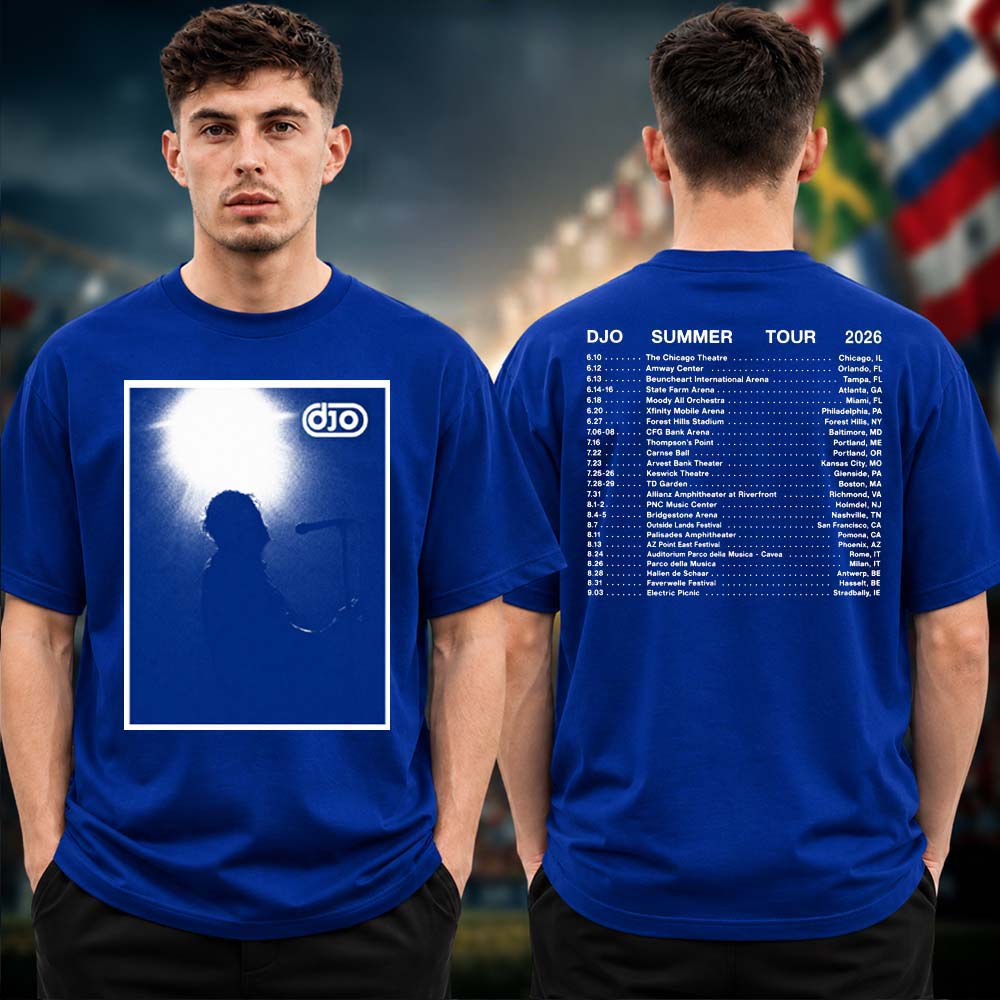 Djo Summer Tour 2026 Tour Dates Blue Two Sided Unisex T Shirt