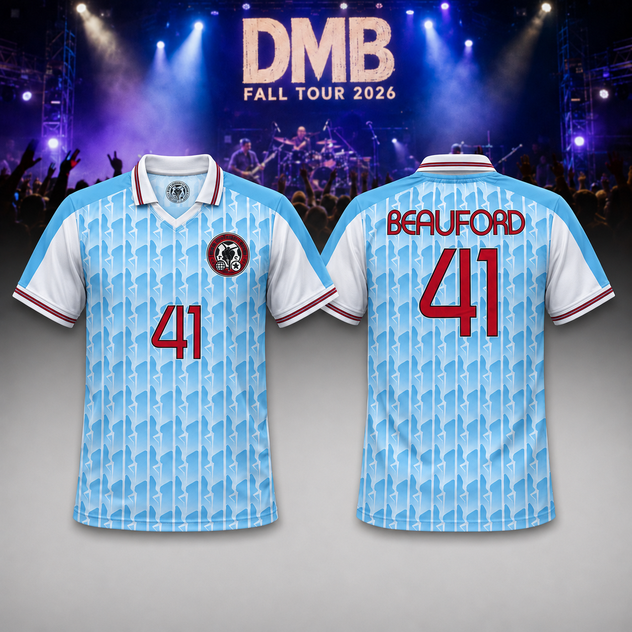DMB Fall Tour 2026 Merch Carter Beauford Soccer Jersey - Home Apparel 1 - Unicasport DMB Fall Tour 2026 Merch Carter Beauford Soccer Jersey - Home Apparel