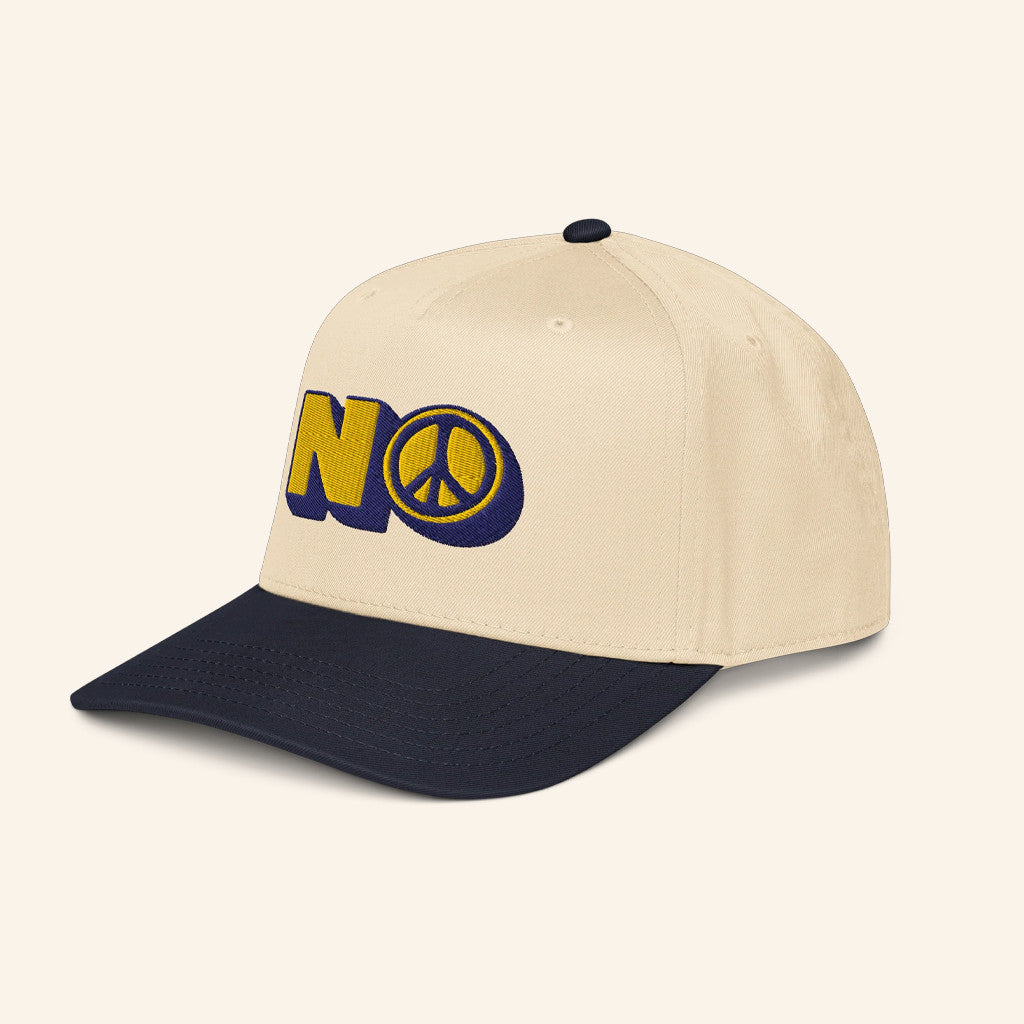 DNO Merch Embroidered No Peace 2 Tone Hat Christmas Presents For Him