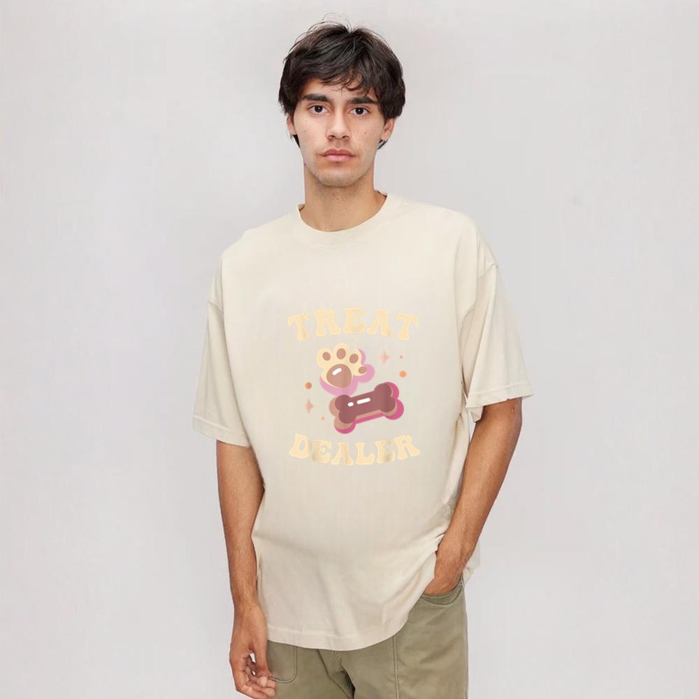 Dog Treat Dealer Funny Dog Training Dog Sitter Boys Girls Graphic Shirt