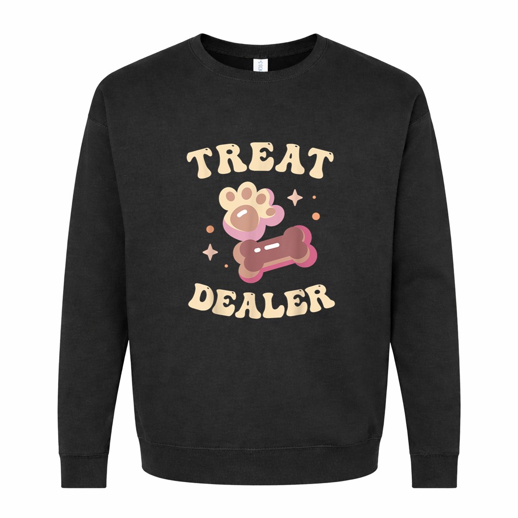 Dog Treat Dealer Funny Dog Training Dog Sitter Boys Girls Graphic Sweatshirt