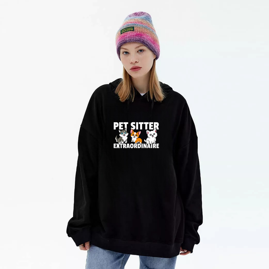Dog Walking Gift For Dog Walker Pet Sitter Graphic Hoodie