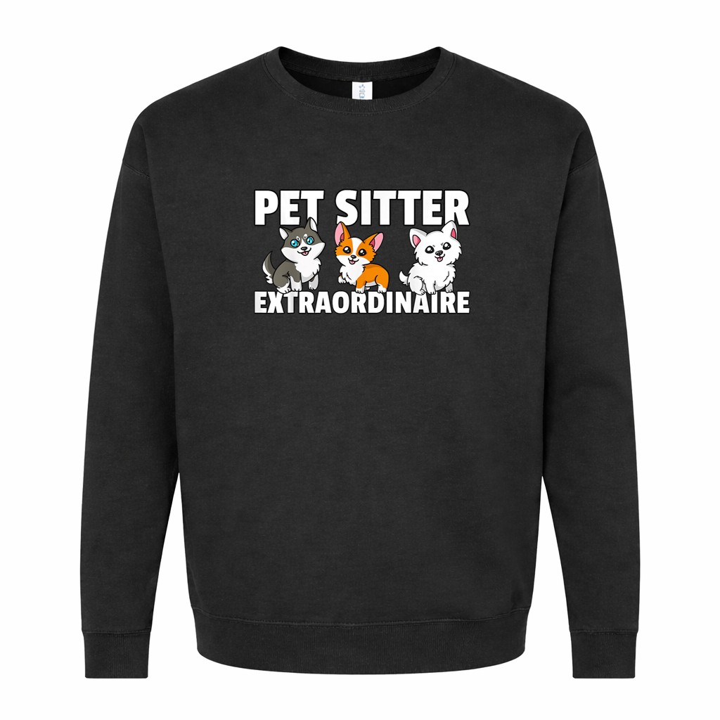 Dog Walking Gift For Dog Walker Pet Sitter Graphic Sweatshirt