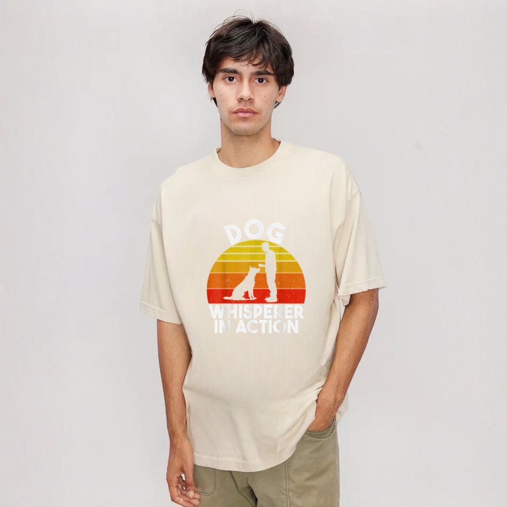 Dog Whisperer in Action Dog Trainer Graphic Shirt