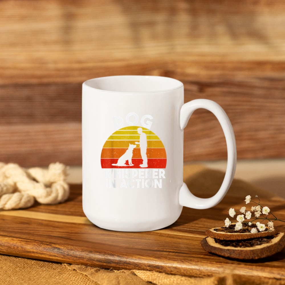 Dog Whisperer in Action Dog Trainer Mug - Image 2