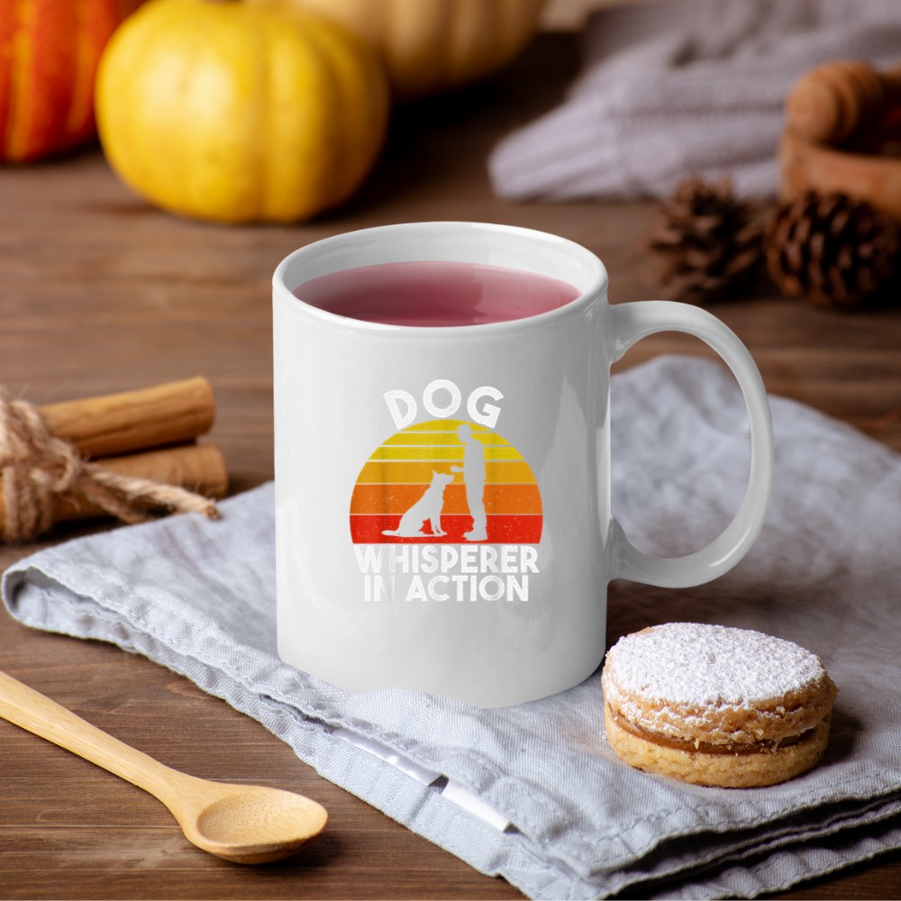 Dog Whisperer in Action Dog Trainer Mug - Image 4