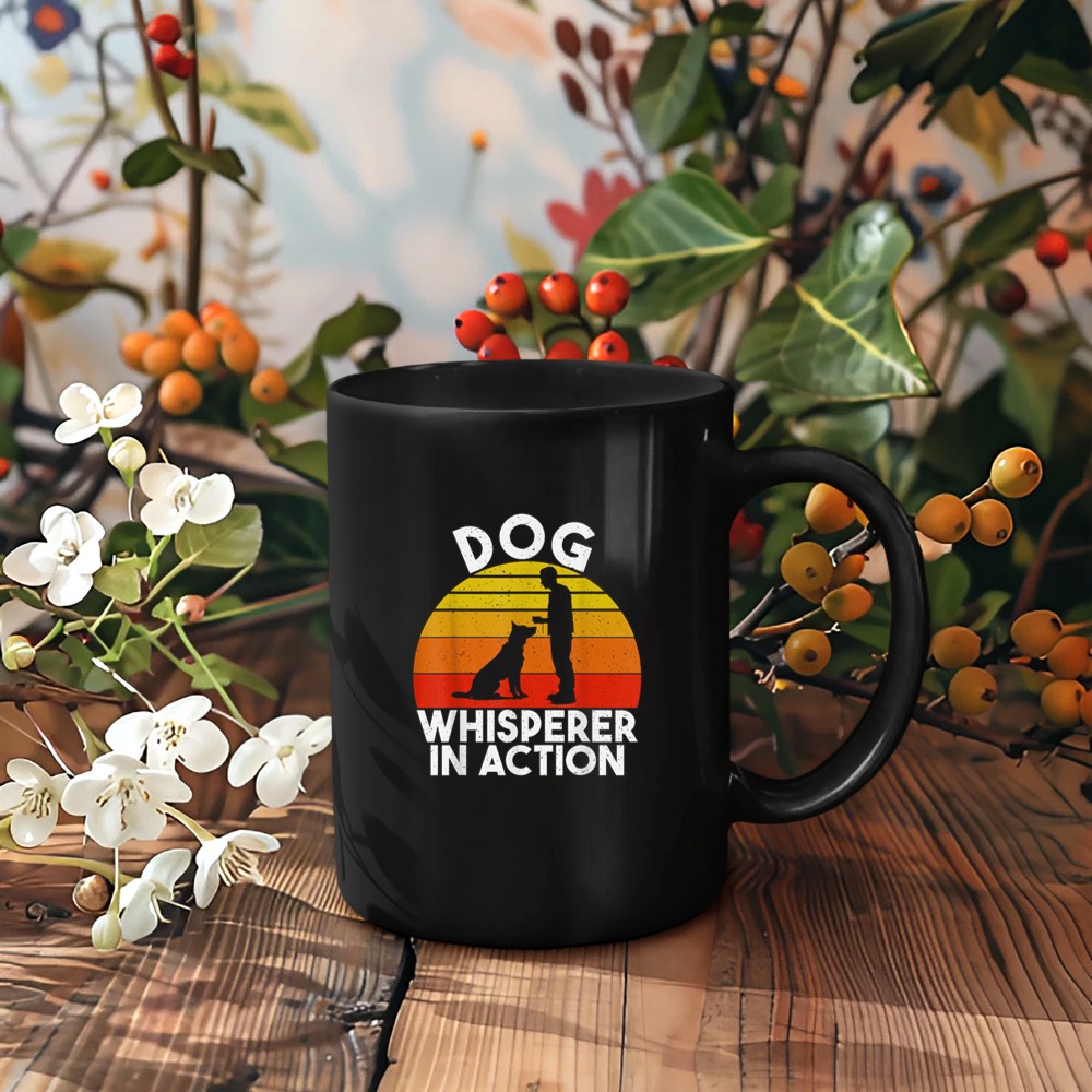 Dog Whisperer in Action Dog Trainer Mug
