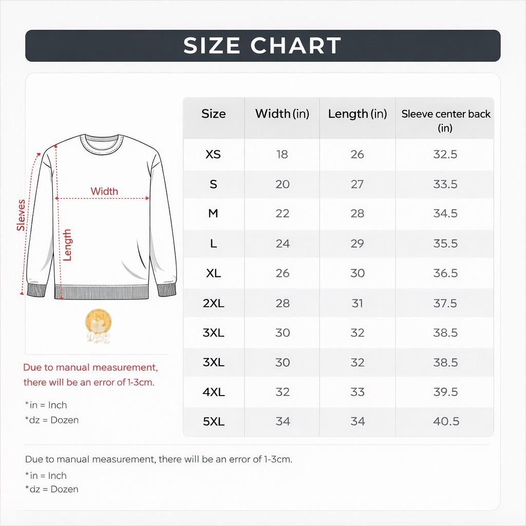 Dogecoin Doge Coin Logo Shiba Inu Dog Crypto Currency Meme Graphic Sweatshirt - Image 8