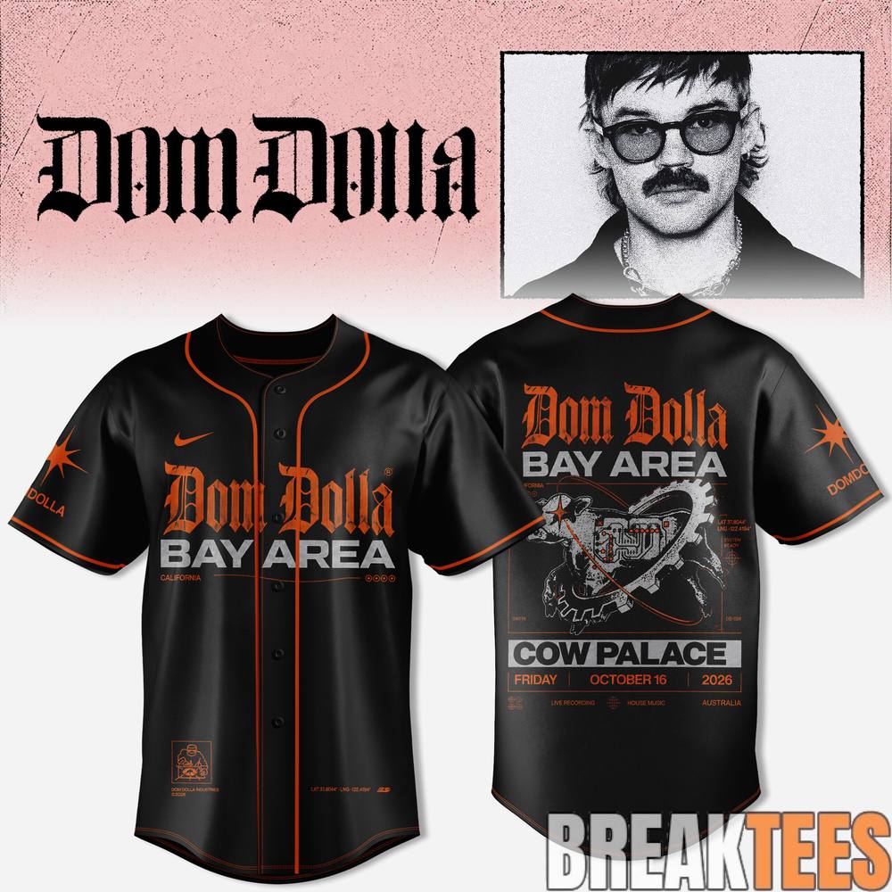 Dom Dolla Tour 2026 Bay Area Cow Palace Edition Jersey