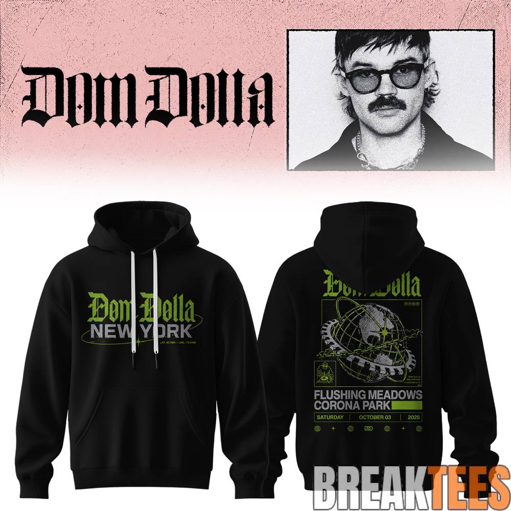 Dom Dolla Tour 2026 Flushing Meadows Corona Park New York Hoodie