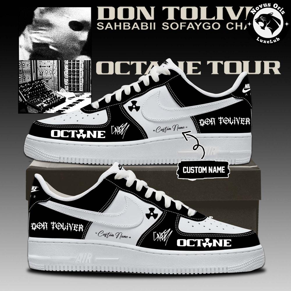 Don Toliver Octane Tour 2026 Custom Signed Air Force 1