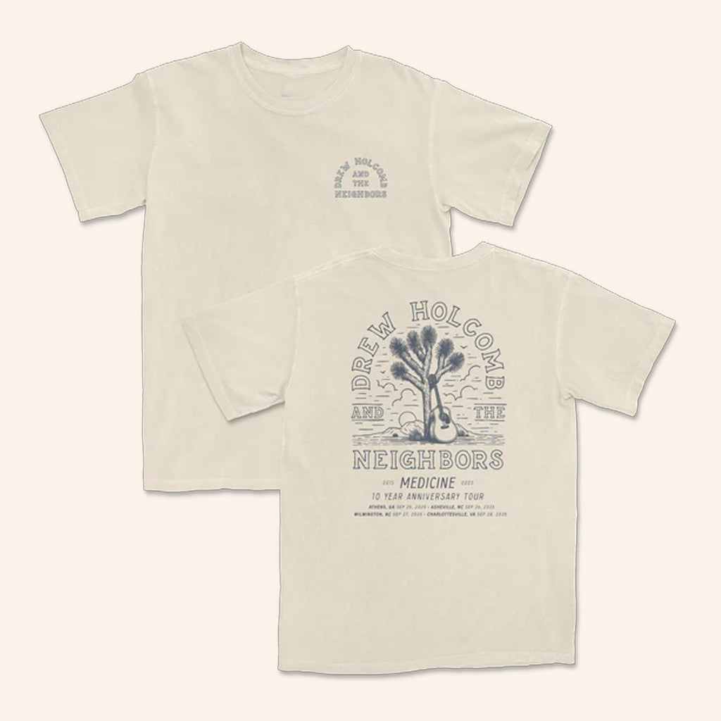 Drew Holcomb Merch Medicine Anniversary T-Shirt Presents For Music Lovers