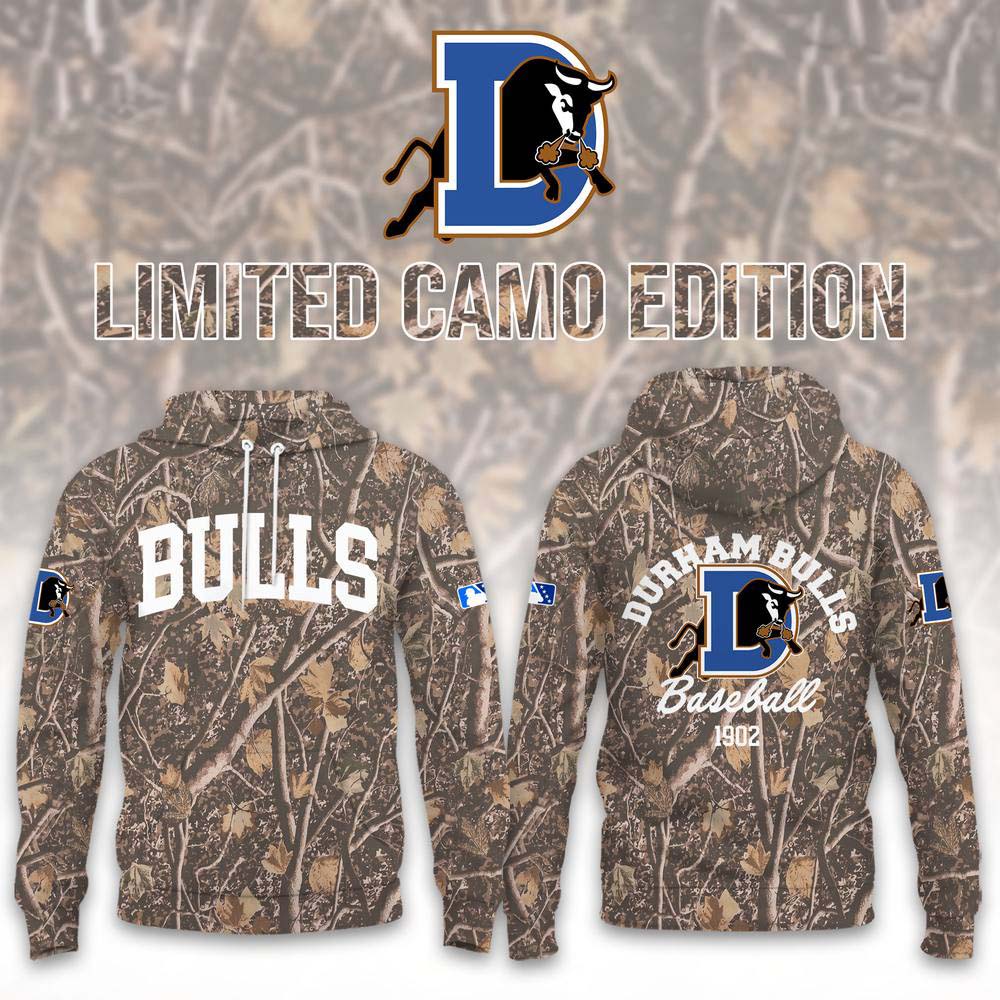 Durham Bulls 2026 Limited Edition Camo Hoodie Apparel