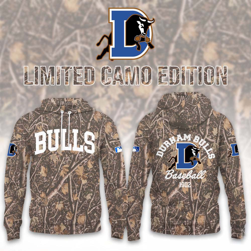 Durham Bulls 2026 New Limited Camo Hoodie Apparel