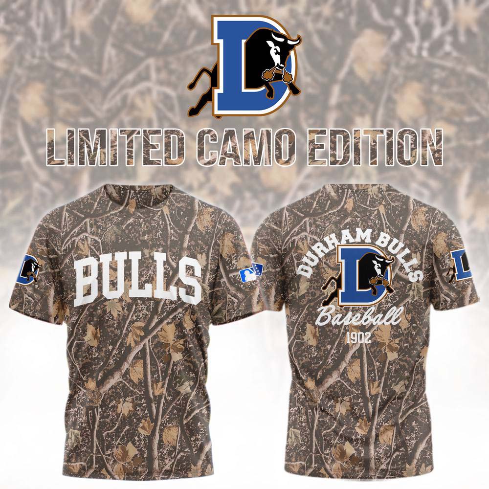 Durham Bulls 2026 Limited Edition New Camo Shirt