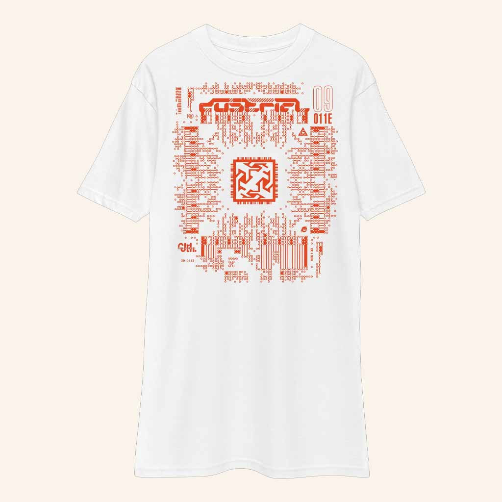 Dustrial Merch Tetra Core White T-Shirt Husband Christmas Gift Ideas